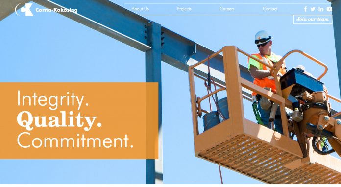 Corna Kokosing Construction Co. website