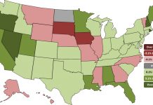 AGCA state employment map July