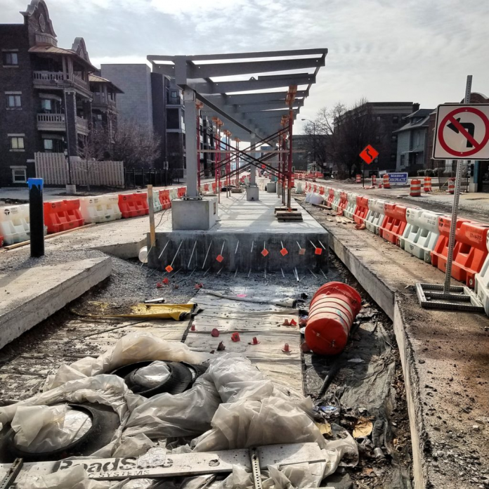 red line construction IndyGo