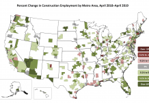 agca employment map 2019