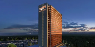 Four winds casino hotel rendering